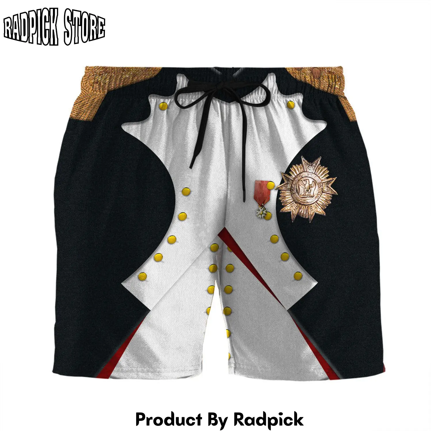 Radpick 3d custom napoleon bonaparte shorts rp631599